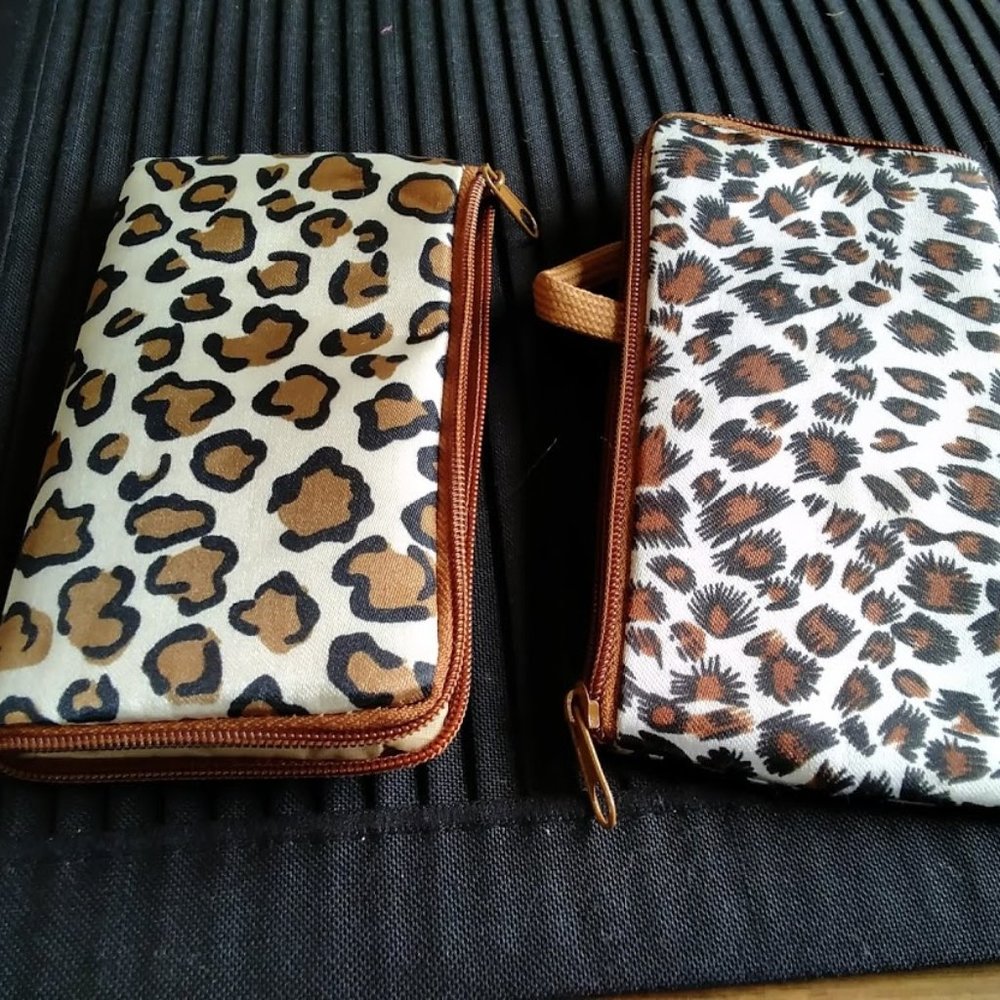 2 small phone cases/wallets with wristlets